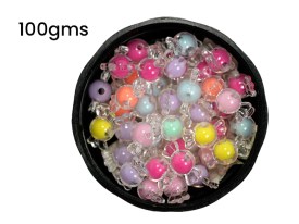 Cuentas plasticas caramelos traslucidos 